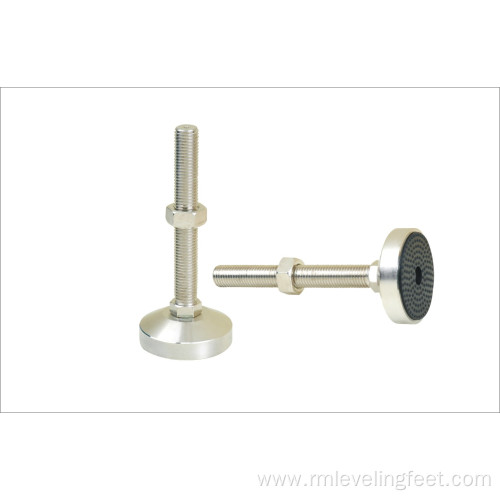 Corrosion-resistant equipment leveling feet